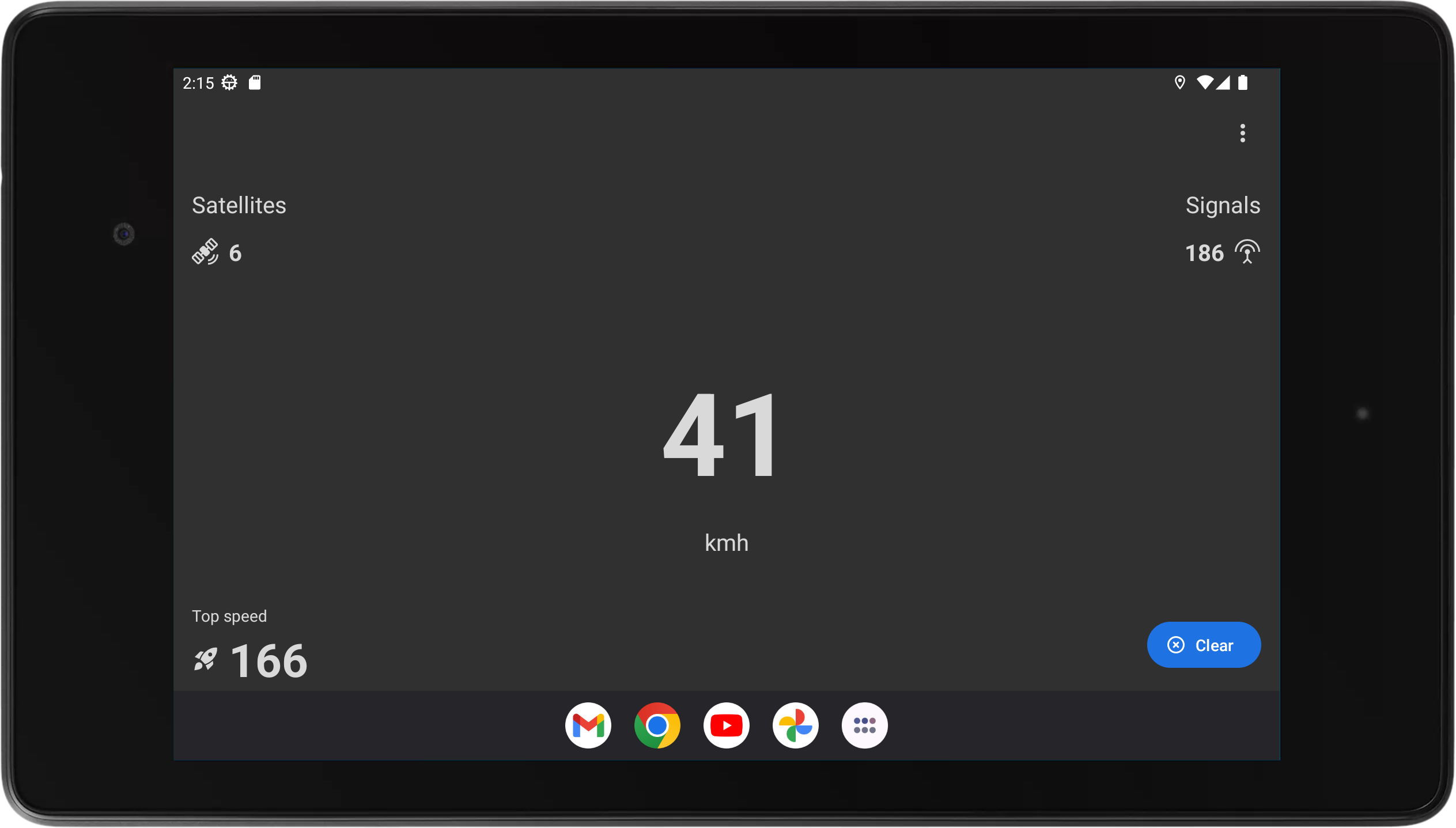 Workout timer screen